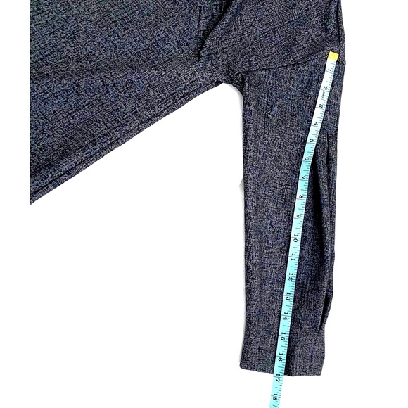 Banana Republic Factory Gray Pleated 3/4” Sleeve Dress, Petite Size XS - Picture 4 of 8